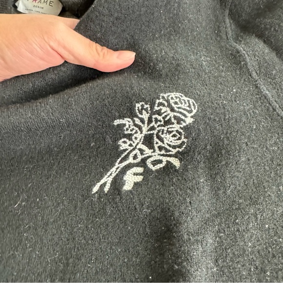 Frame Black Sweater, no size tag but fits like Small - Picture 5 of 7